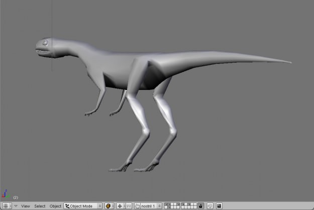 Elaphrosaurus updated 3D model_10