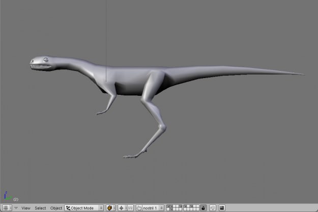 Elaphrosaurus updated 3D model_9