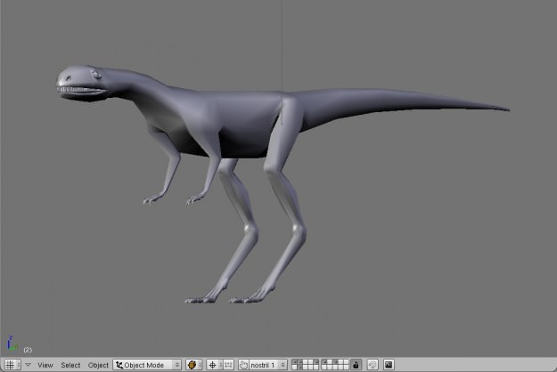 Elaphrosaurus updated 3D model_5