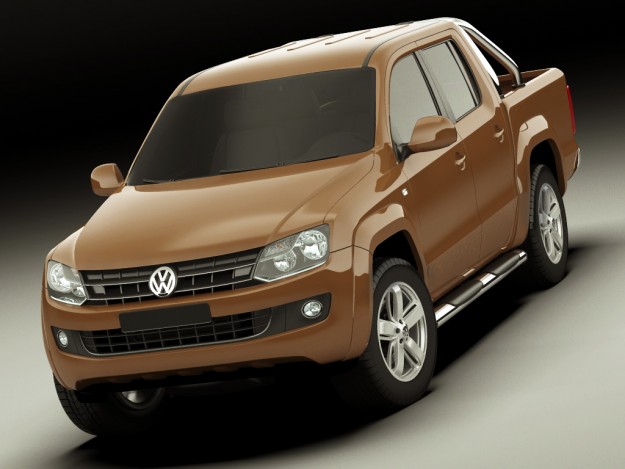 VW Amarok 3D model_2