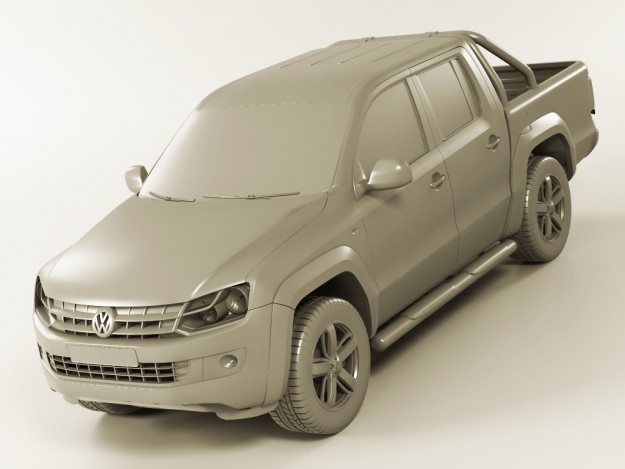 VW Amarok 3D model_11