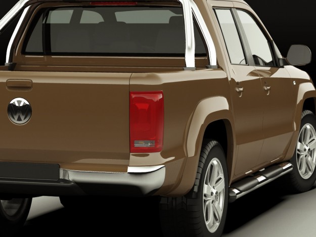 VW Amarok 3D model_7