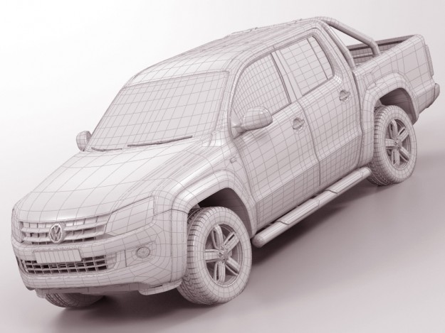 VW Amarok 3D model_14