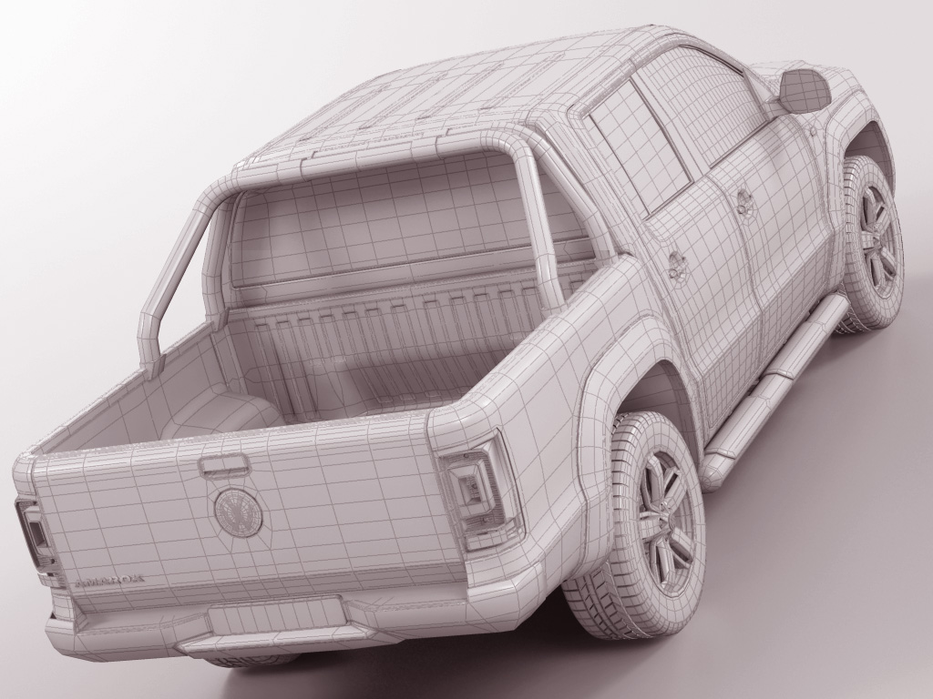 VW Amarok 3D model_15
