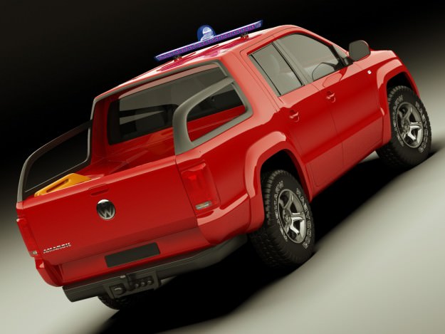 VW Amarok SaR 3D model_1
