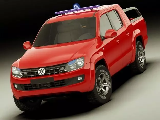 VW Amarok SaR 3D model_0