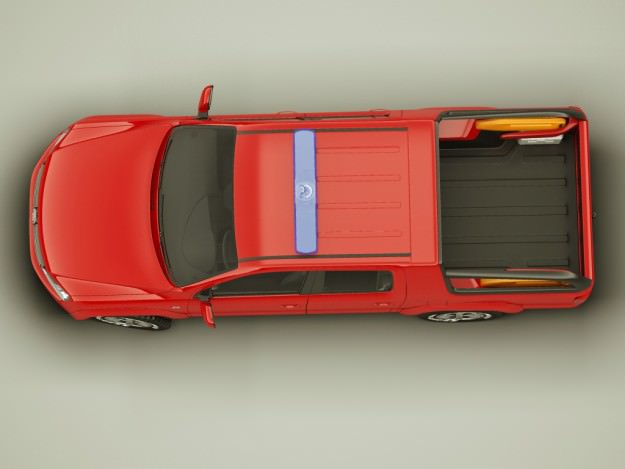 VW Amarok SaR 3D model_7