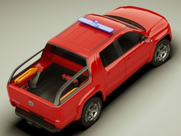 VW Amarok SaR 3D model_6
