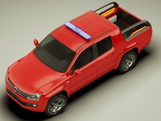 VW Amarok SaR 3D model_5