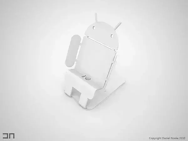 Android Phone deskstand Free 3D model