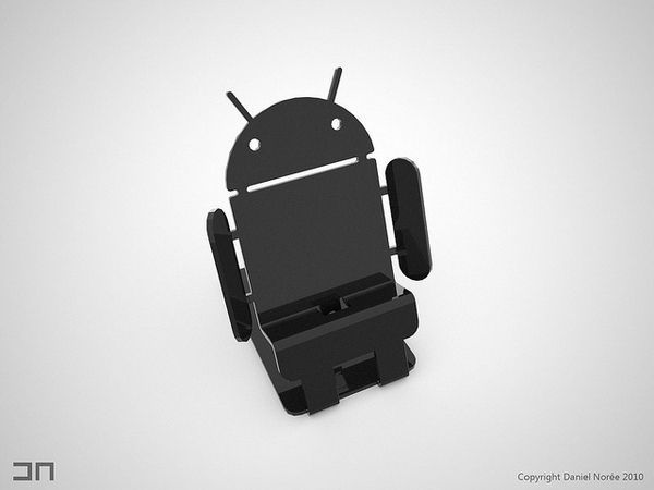 Android Phone deskstand Free 3D model_1