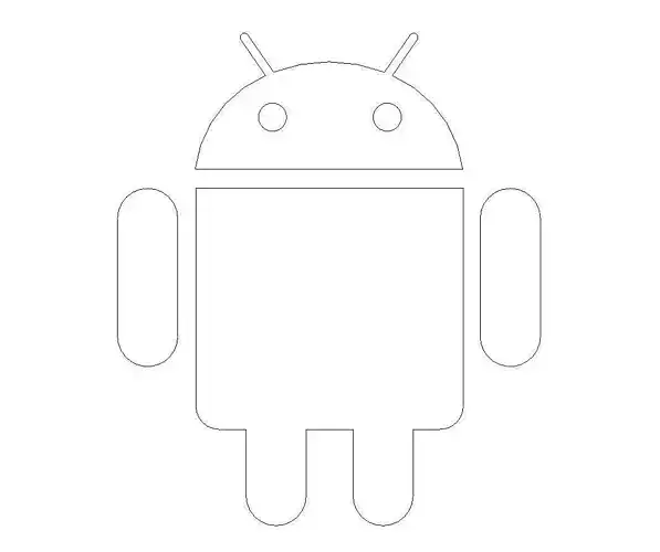 Vectorised Android Logo Free 3D model