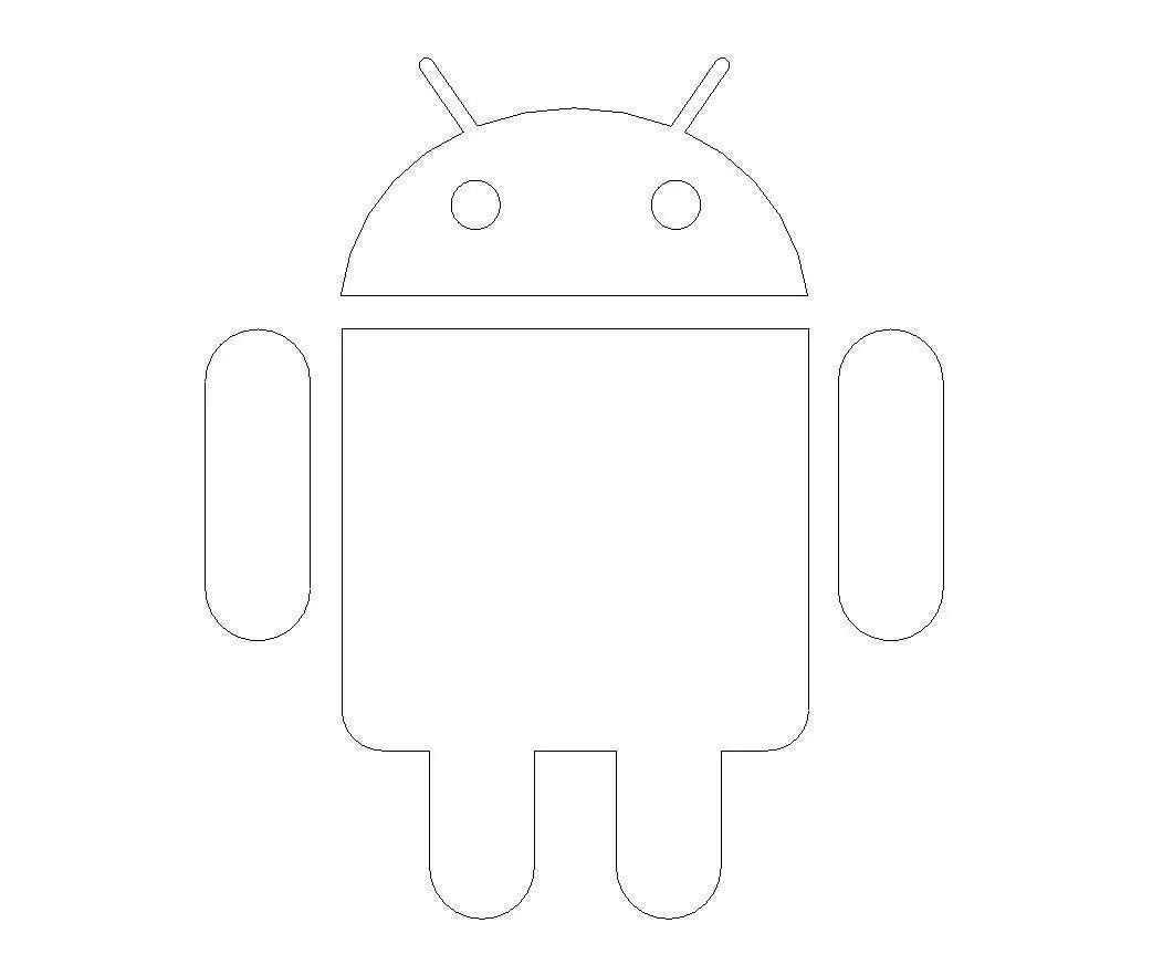 Vectorised Android Logo Free 3D model_0