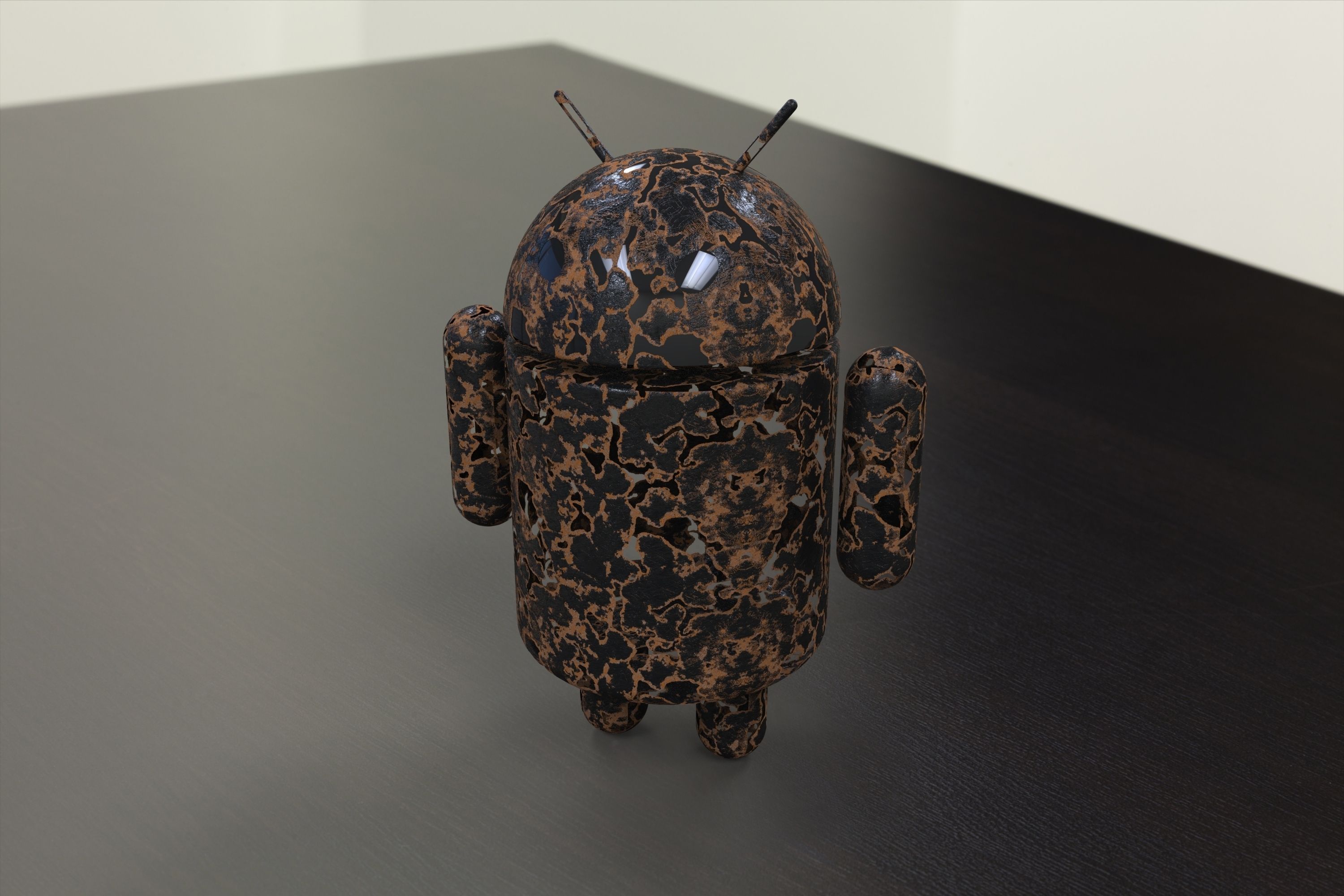 Android robot Free 3D model_3