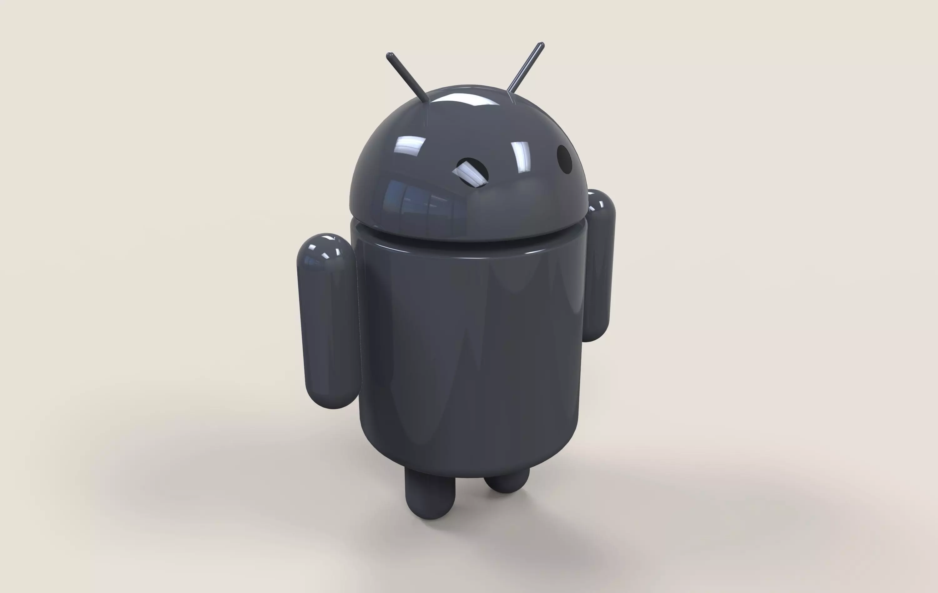 Android robot Free 3D model_0