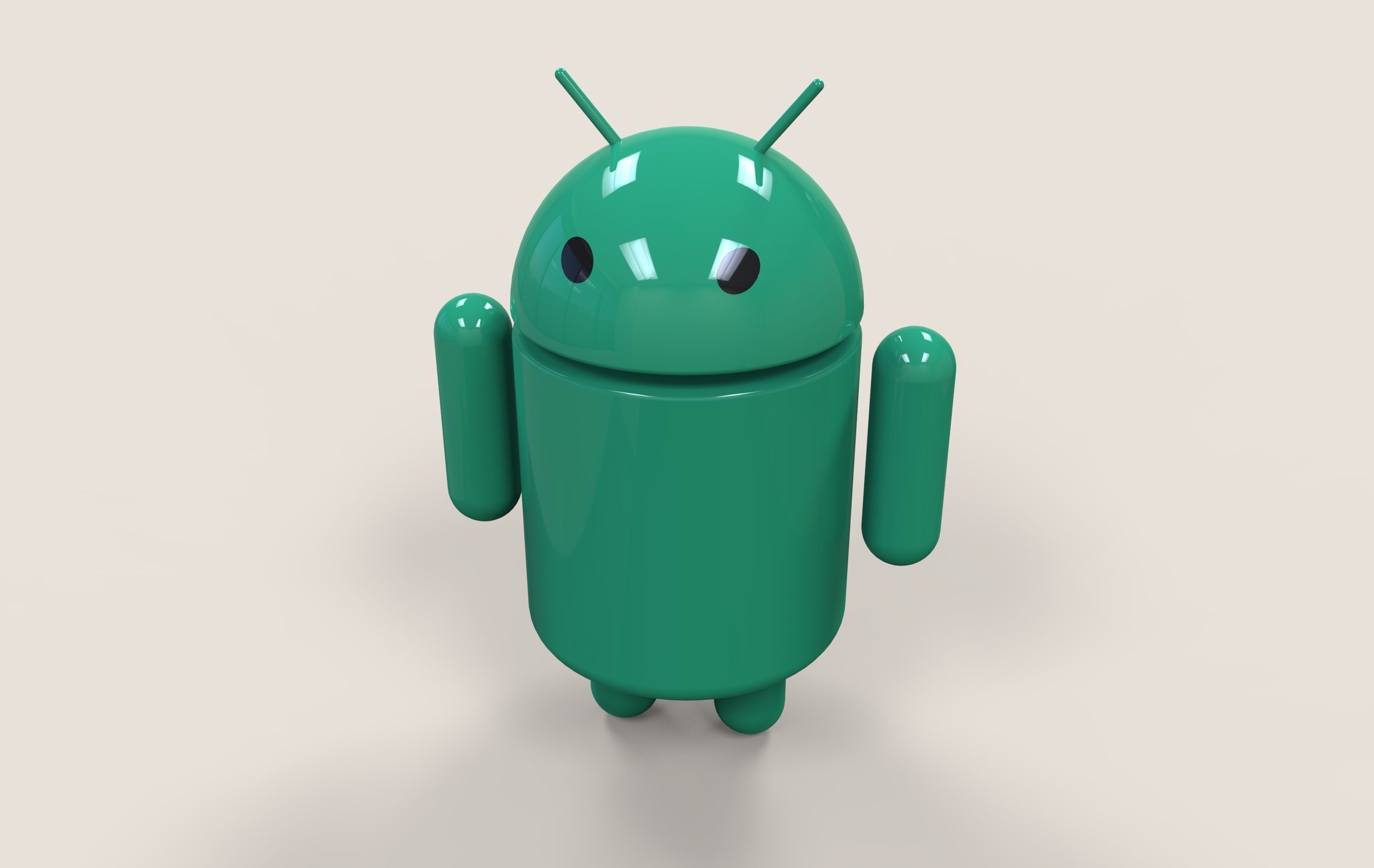 Android robot Free 3D model_1