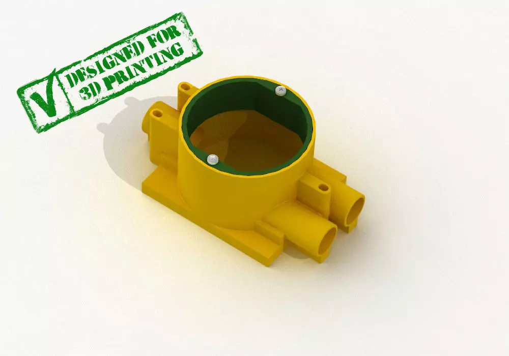 Simple electricity junction box Free 3D model