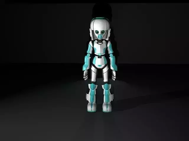 Robotic Girl Free 3D model