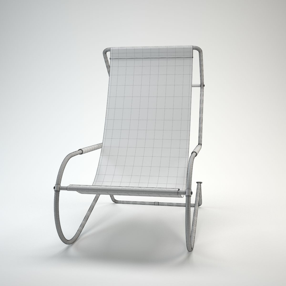 Lido lounge chair 3D model_9