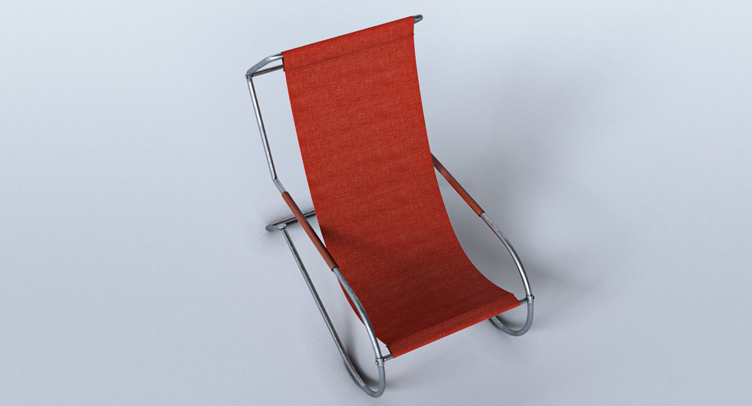 Lido lounge chair 3D model_4