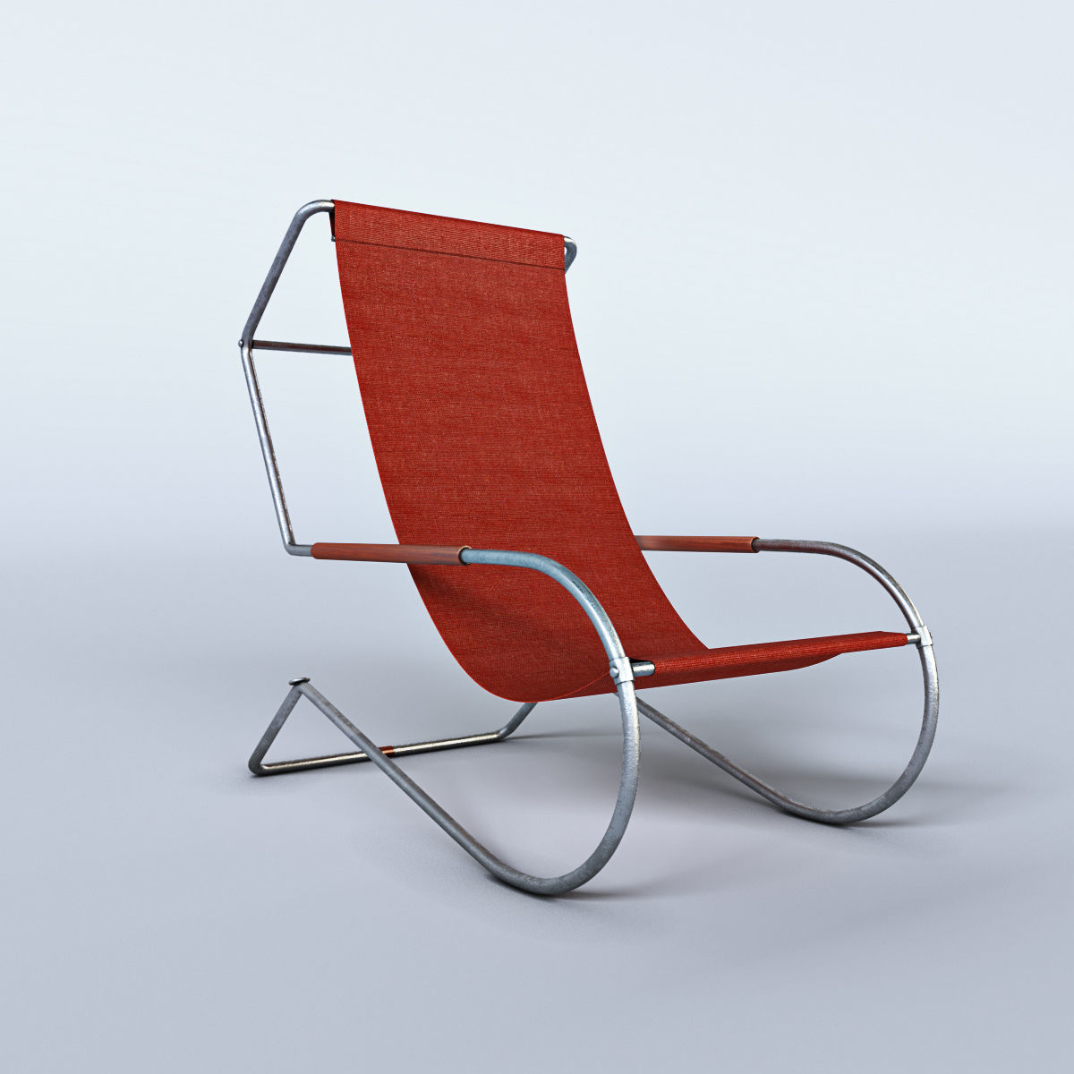 Lido lounge chair 3D model_2