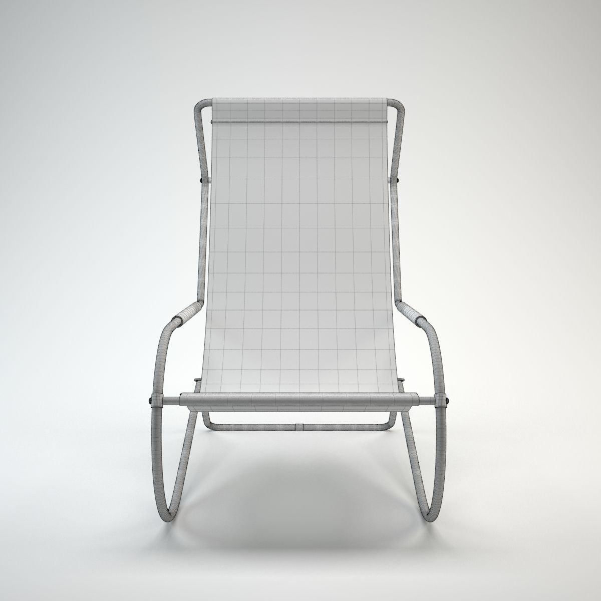 Lido lounge chair 3D model_7