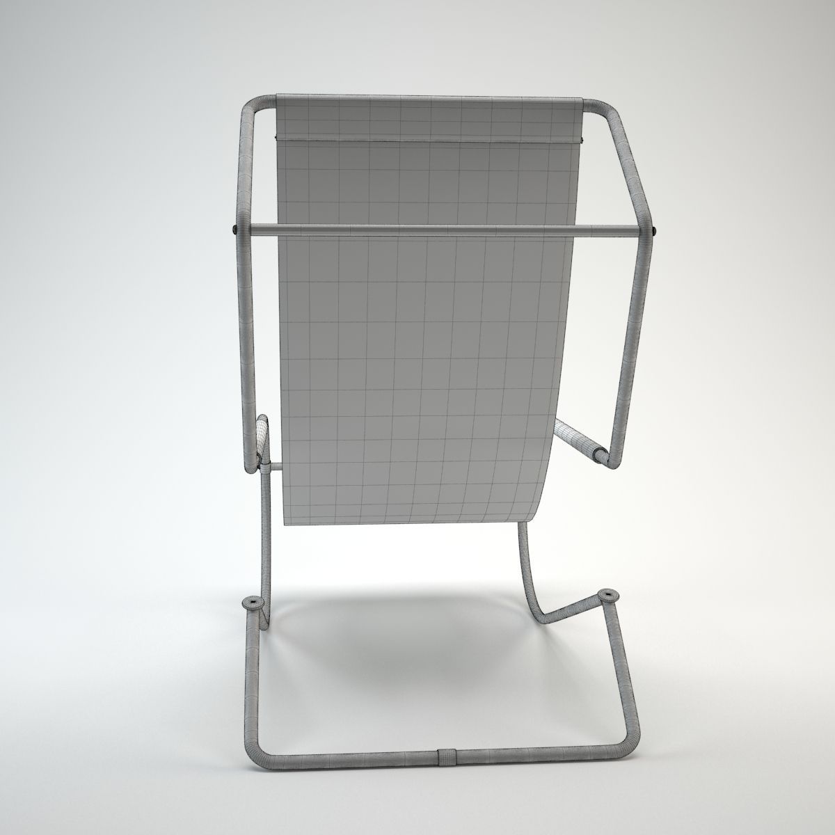 Lido lounge chair 3D model_10