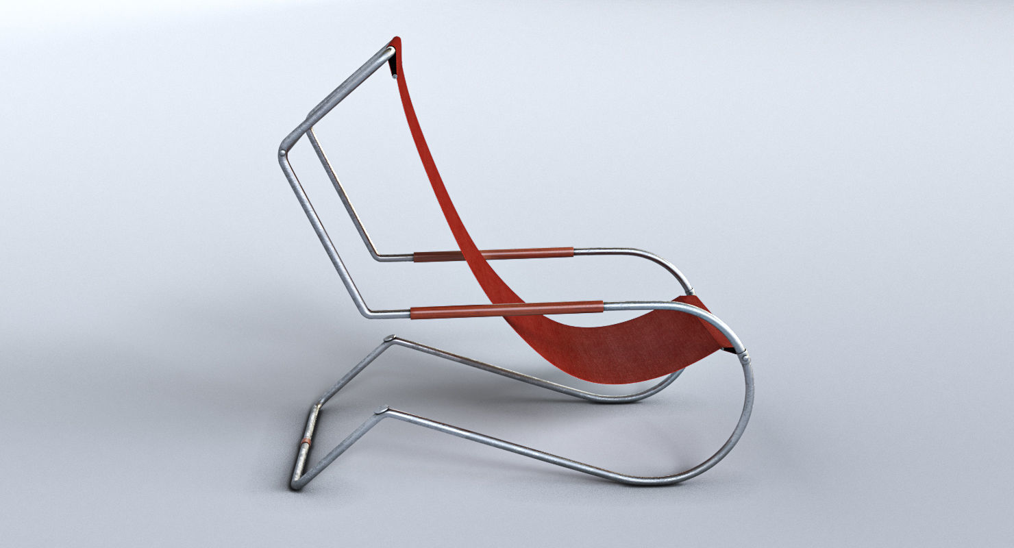 Lido lounge chair 3D model_6