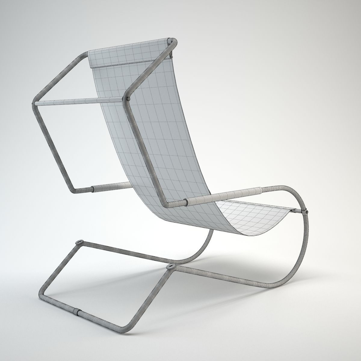 Lido lounge chair 3D model_11