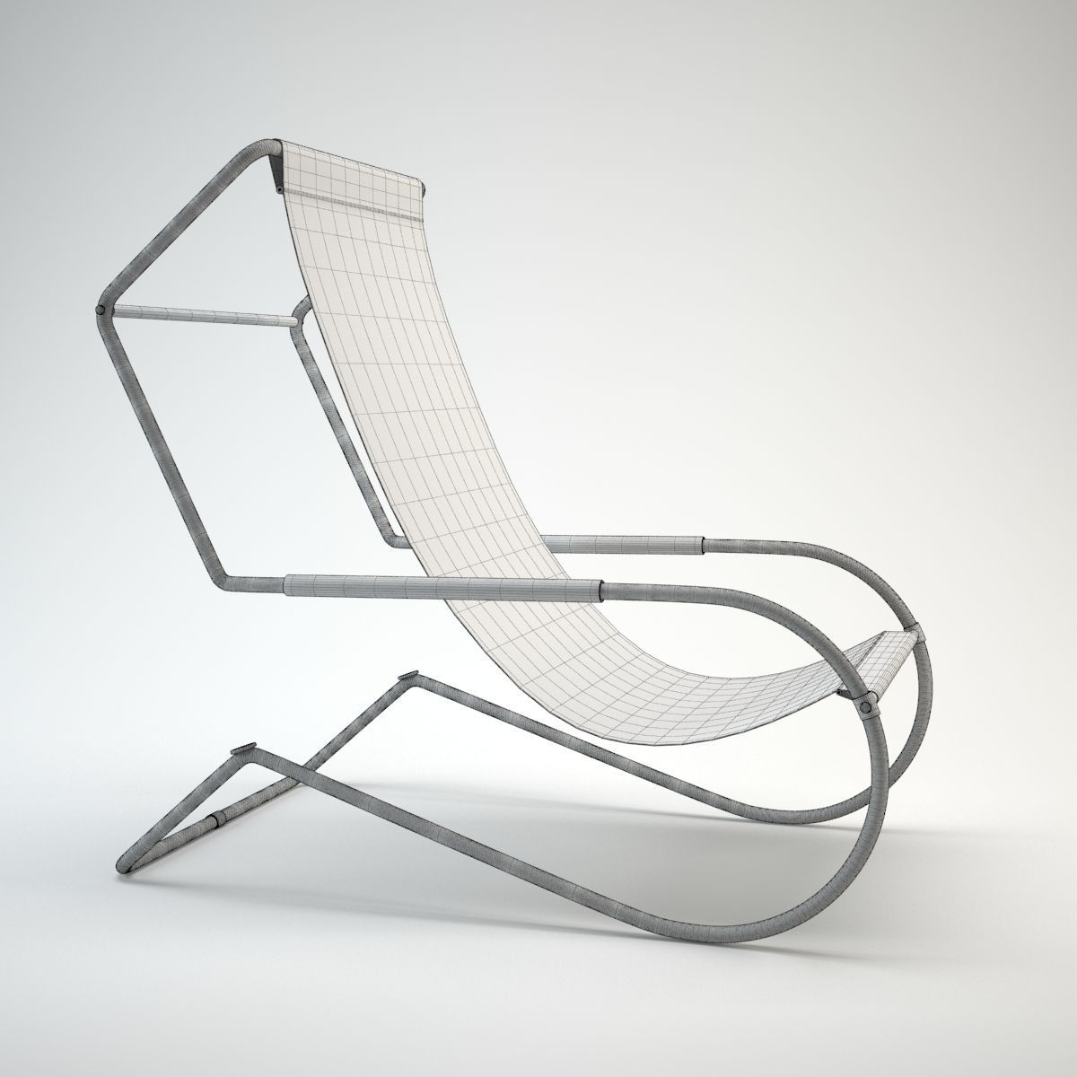 Lido lounge chair 3D model_8