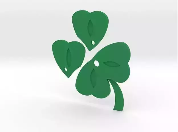  Dissected Clover Jewelry Set Free 3D print model