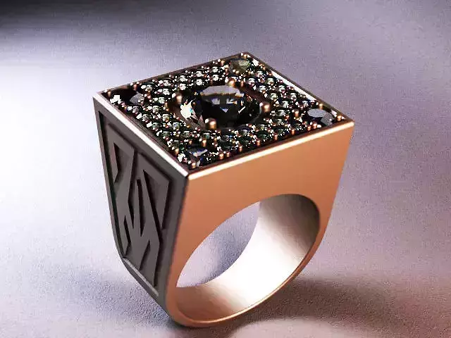 ring with an ornament
