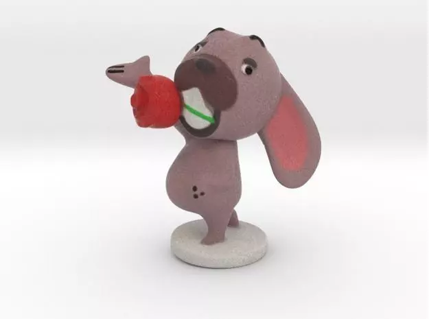 Mugsy FB Sticker 3D print model_0