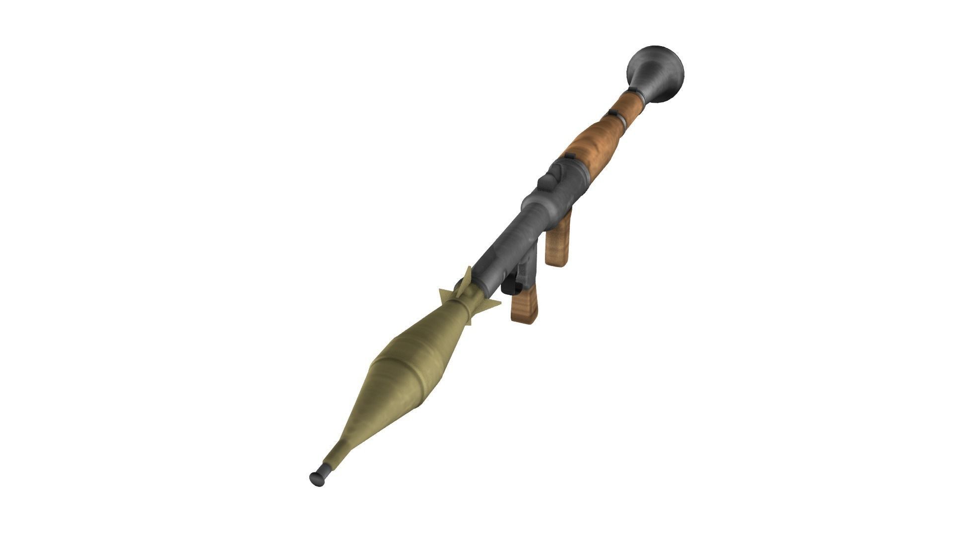 Grenade Launcher  3D model_1