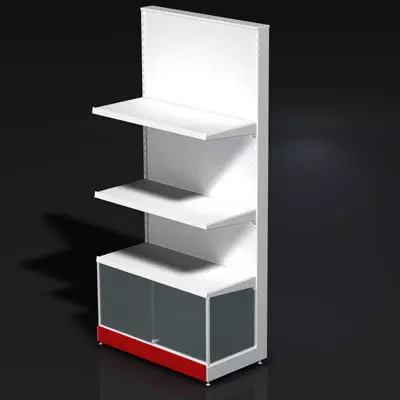 Big store stand 3D model_0