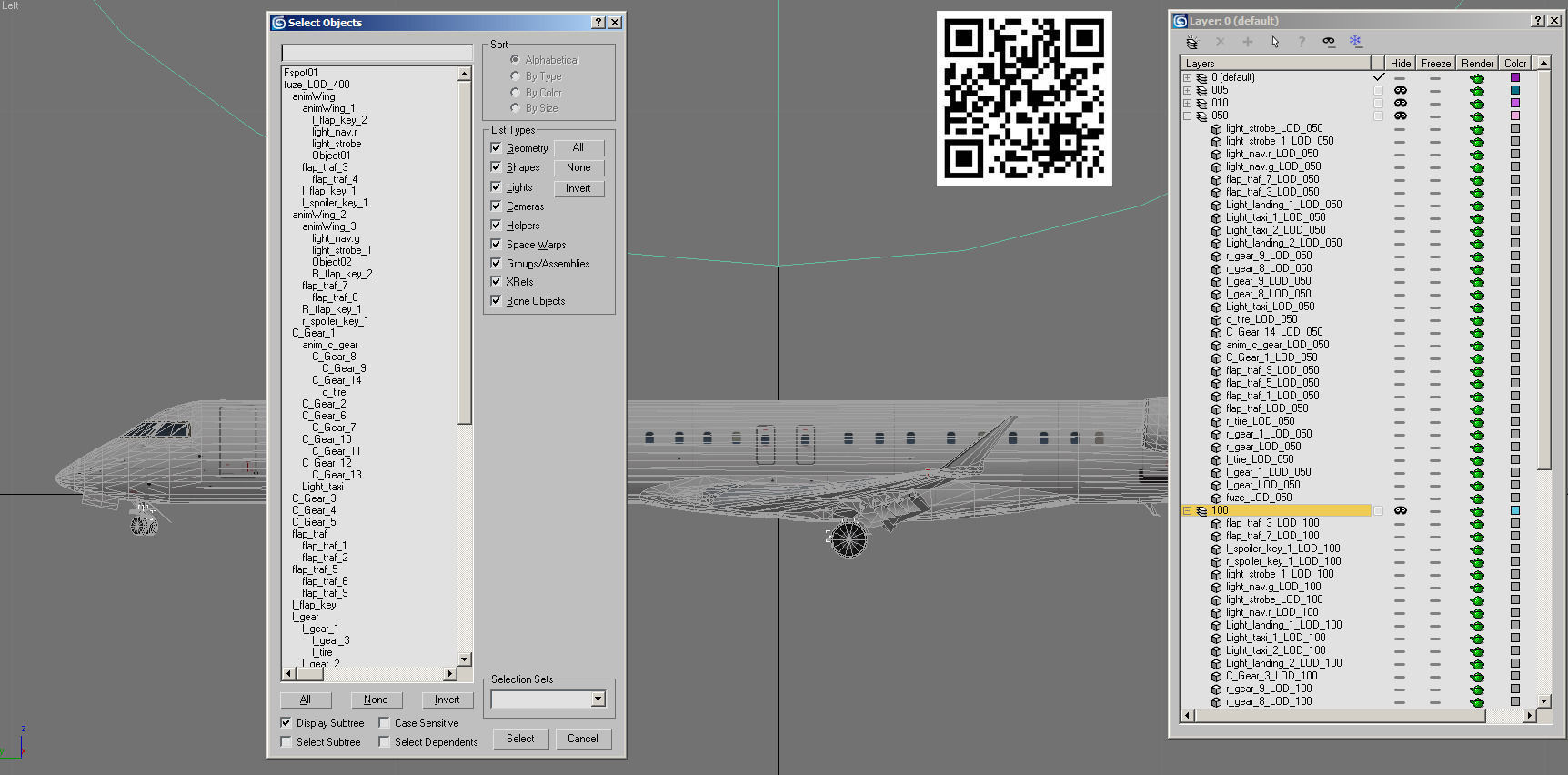 Bombardier CRJ 1000 Low-poly 3D model_13