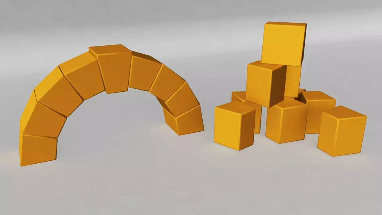 Roman Arch Blocks Free 3D print model_0