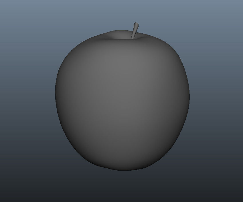 green apple 3D model_5