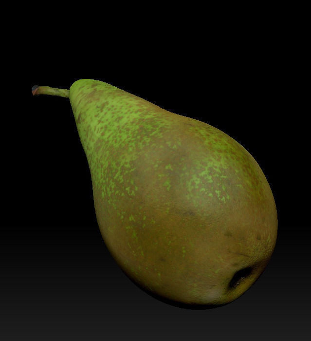 fresh pear Low-poly 3D model_7