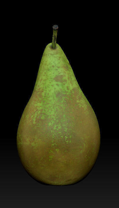 fresh pear Low-poly 3D model_6