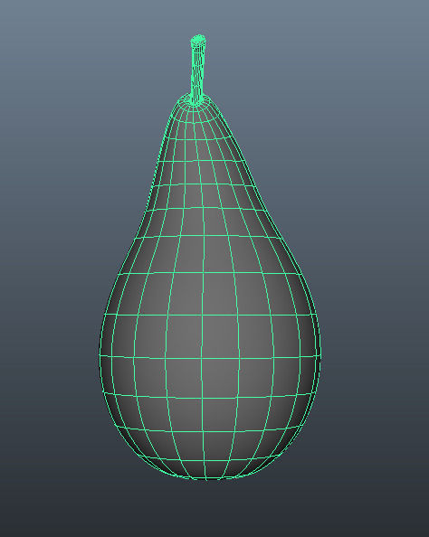 fresh pear Low-poly 3D model_9