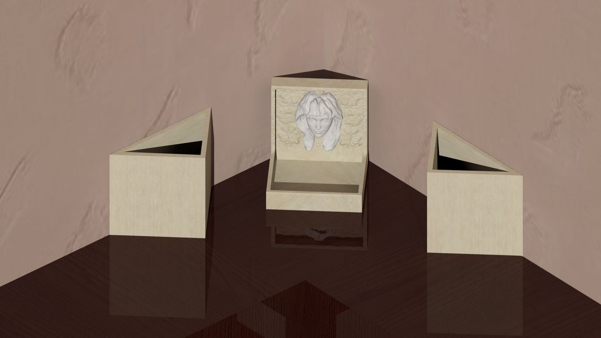 Indoor Water Feature 3D print model_4