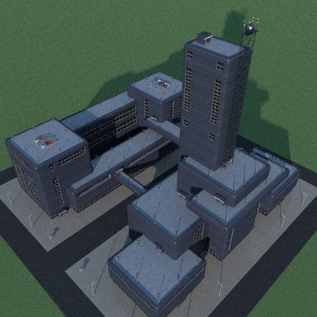 SpiderWare City Block 3D model_1
