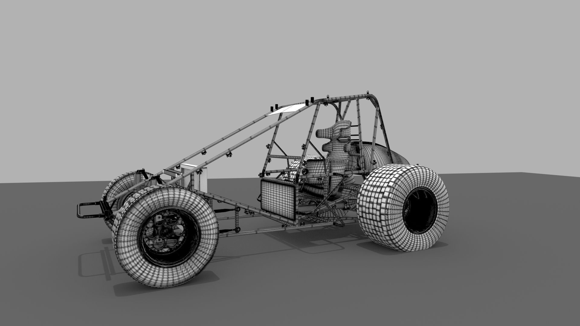 3D Model of a Sprint Car by Media Pixel 3D model_10