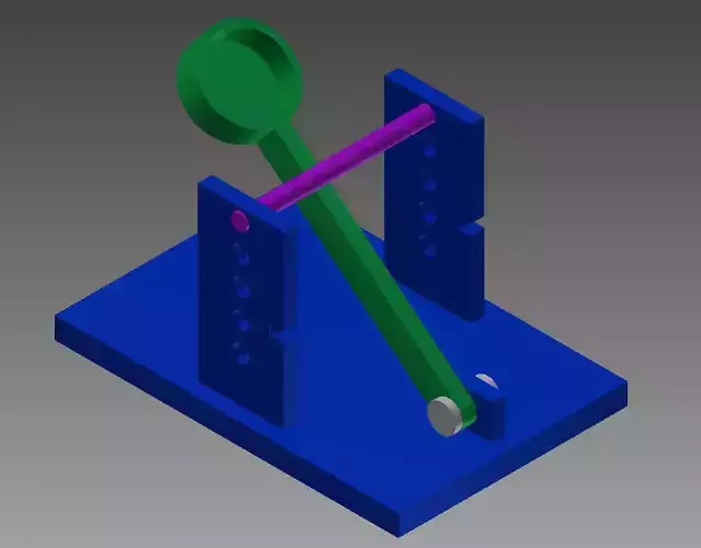 Physics Catapult Free 3D print model