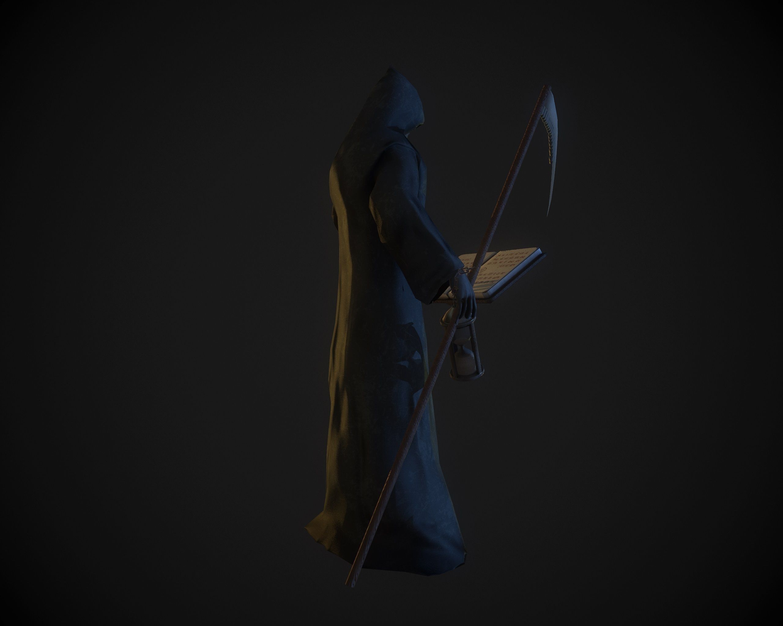 Death Low-poly 3D model_8