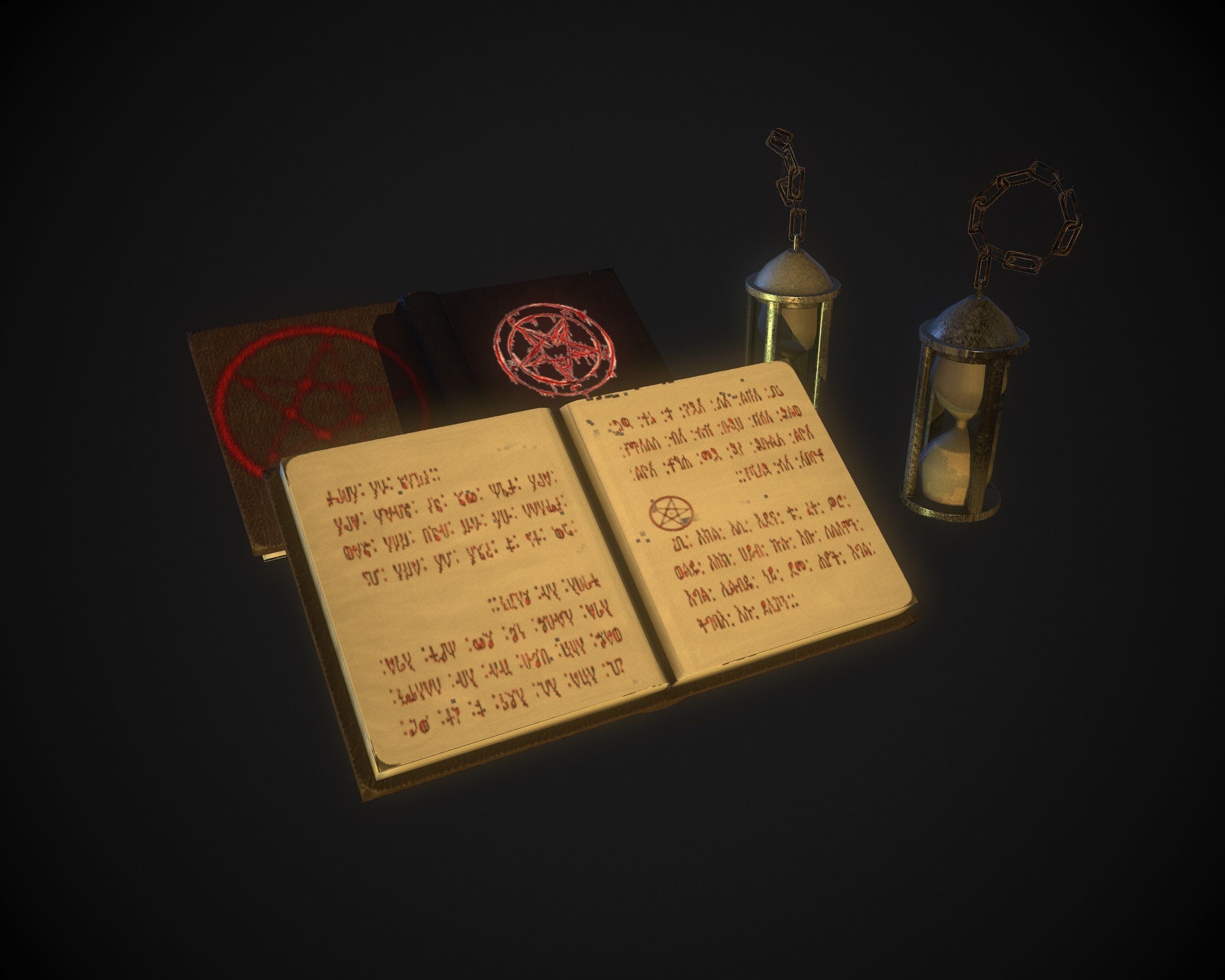 Death Low-poly 3D model_6