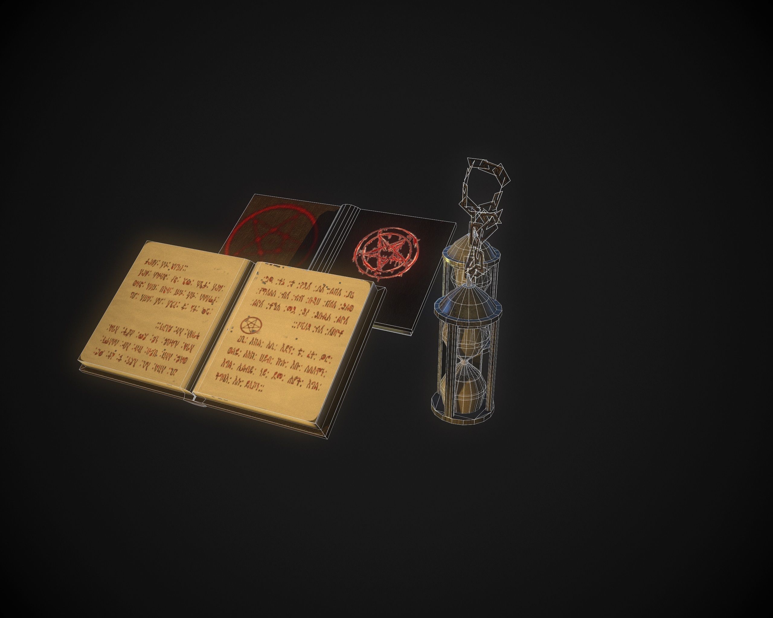 Death Low-poly 3D model_5