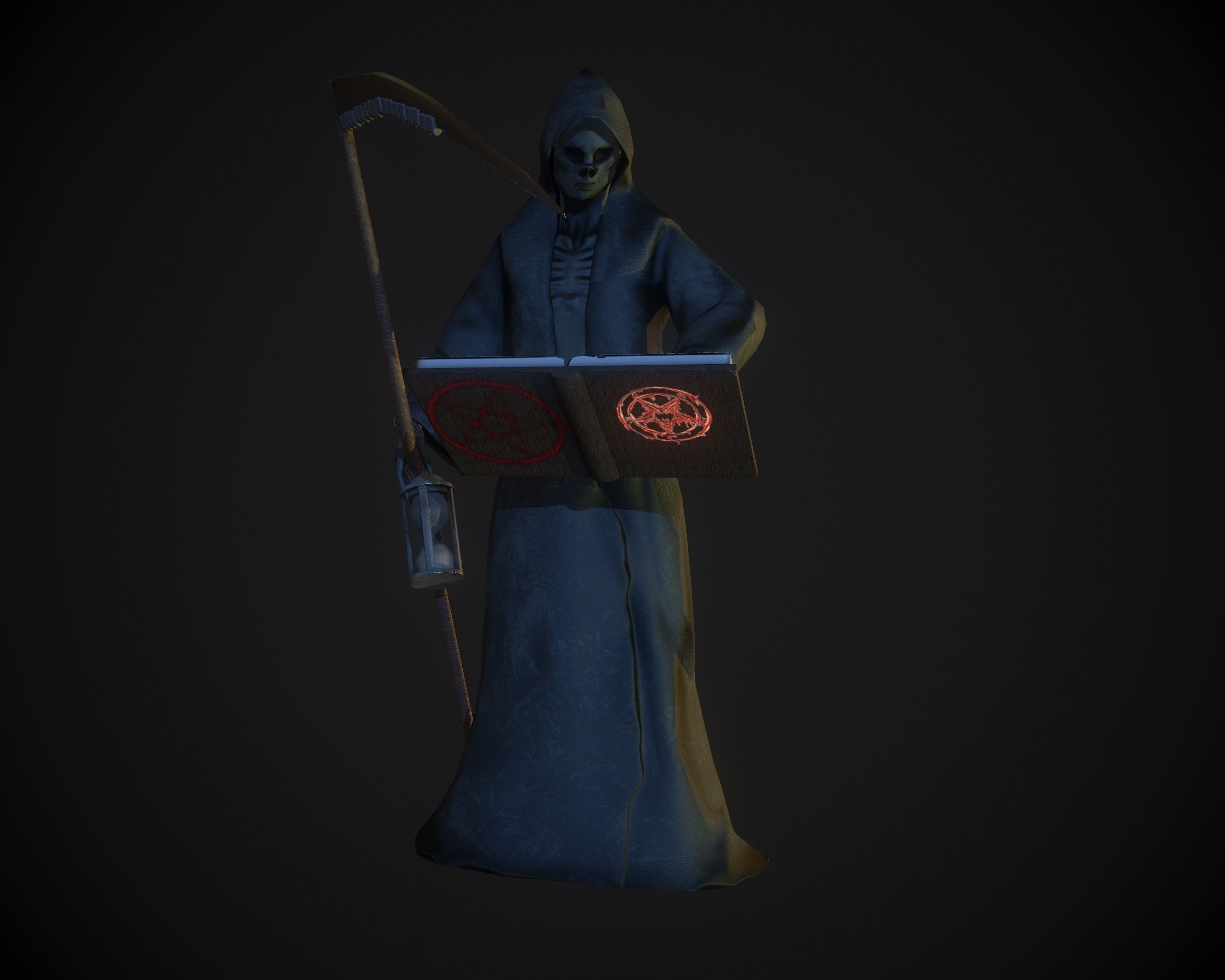 Death Low-poly 3D model_10