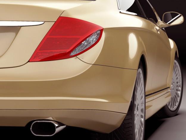 Mercedes CL 2007 3D model_6